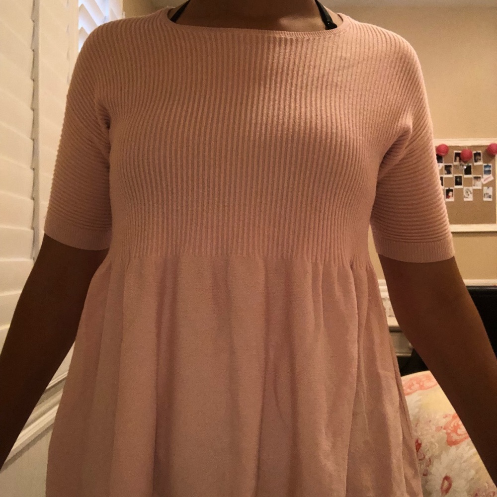 babydoll ribbed shirt